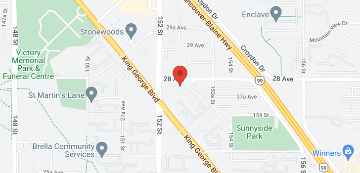 map of 110 15268 28 AVENUE